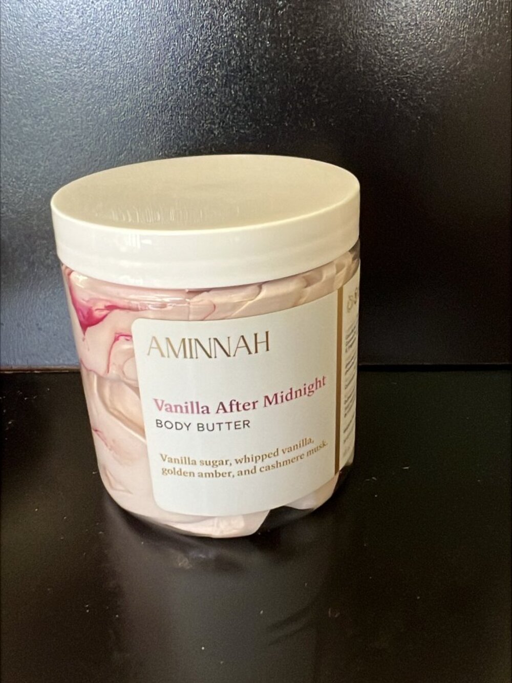 Aminnah Vanilla After Midnight Whipped Body Butter 8oz New